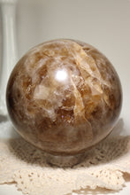 Load image into Gallery viewer, “Goal Getter” XL Natural Citrine Sphere with Quartz from India