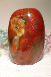 Vibrant Red Sea Jasper Freeform