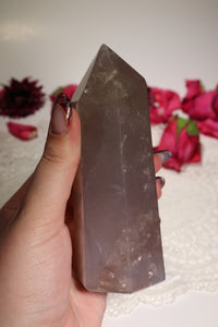 Ombré Blue Rose Quartz Tower