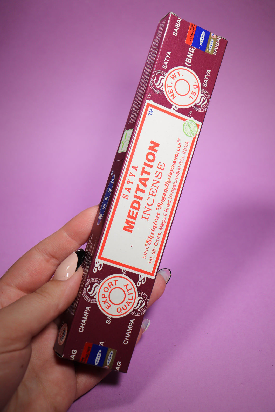 SATYA Meditation Incense Sticks (15g pack)