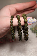 Load image into Gallery viewer, (1) Green Garnet Bracelet