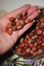 Load image into Gallery viewer, (1) Carnelian Agate Mini Pebble