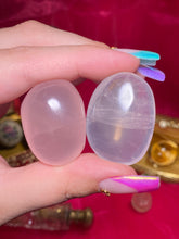 Load image into Gallery viewer, (1) Small Rose Quartz Palmstone