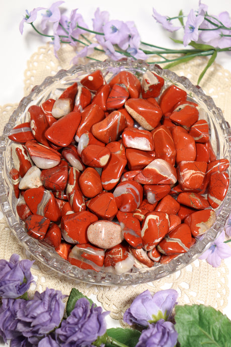 (1) Small Red Jasper Tumble