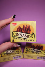 Load image into Gallery viewer, HEM Cinnamon Incense Cones