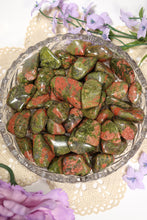 Load image into Gallery viewer, (1) Unakite Tumble