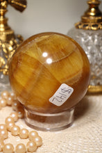 Load image into Gallery viewer, Large Yellow Fluorite Sphere