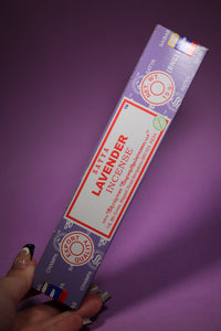 SATYA Lavender Incense Sticks (15g Pack)