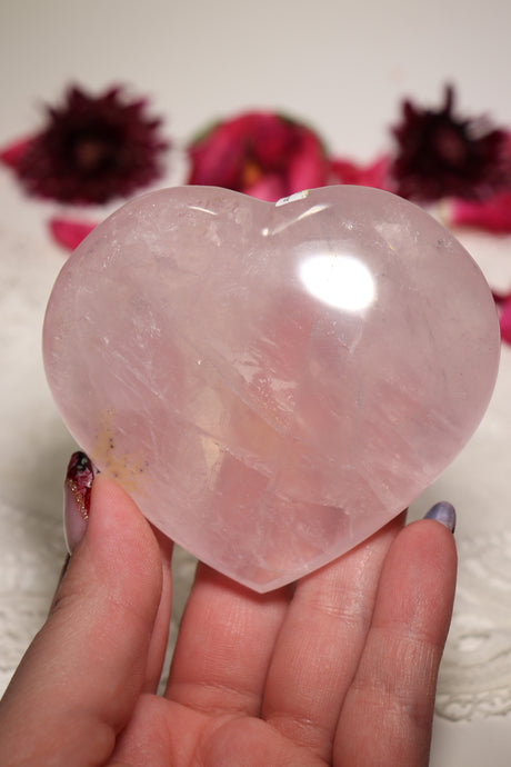 Rose Quartz Heart