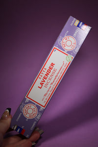 SATYA Lavender Incense Sticks (15g Pack)