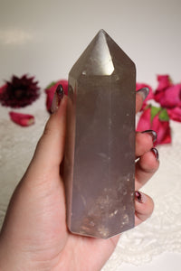 Ombré Blue Rose Quartz Tower