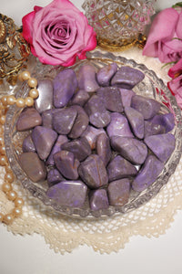 (1) Lavender Jade Tumble