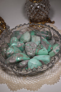 (1) Large, Minty Variscite Tumble