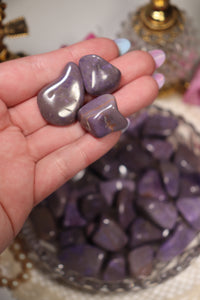 (1) Lavender Jade Tumble