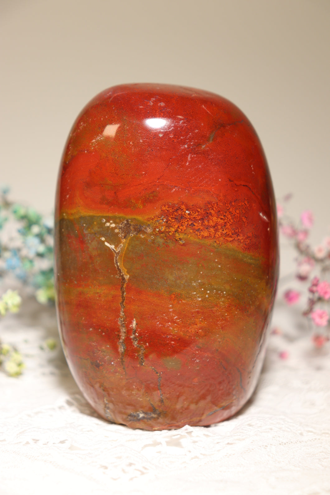 Vibrant Red Sea Jasper Freeform