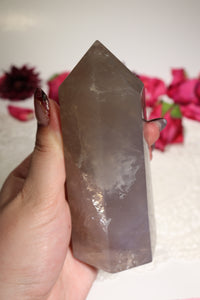 Ombré Blue Rose Quartz Tower